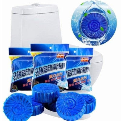 BLUE AUTOMATIC TOILET BOWL CLEANER TABLET (SET OF 10) BUY 1 GET 1 FREE SHOP NOW HERE